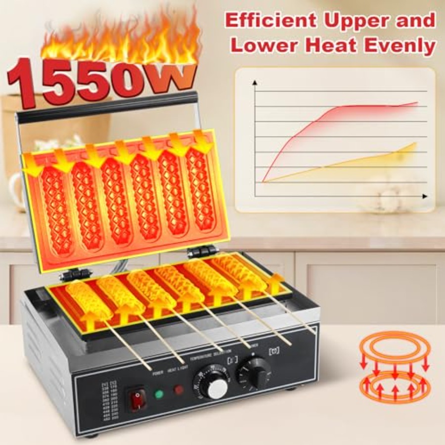 Commercial Corn Dog Maker 1550 - Corn Dog Stick recension och pris