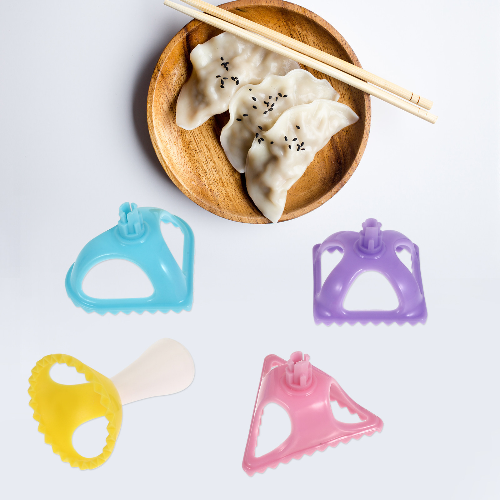 4Pcs Dumpling Turnover Mold Se - Dumpling Press Set recension och pris