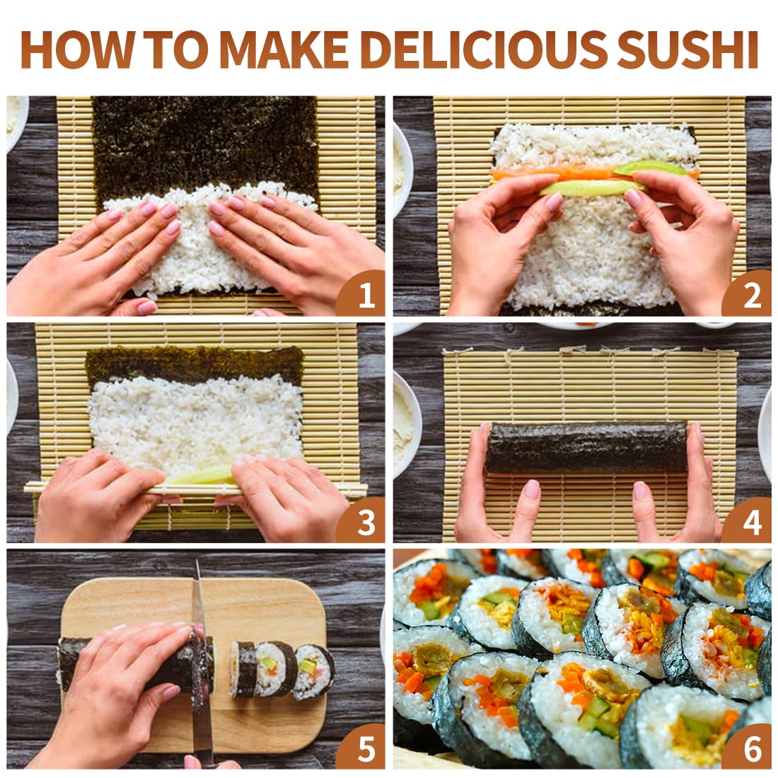 Sushi Making Set With Various  - Spring Roll Wrapper recension och pris