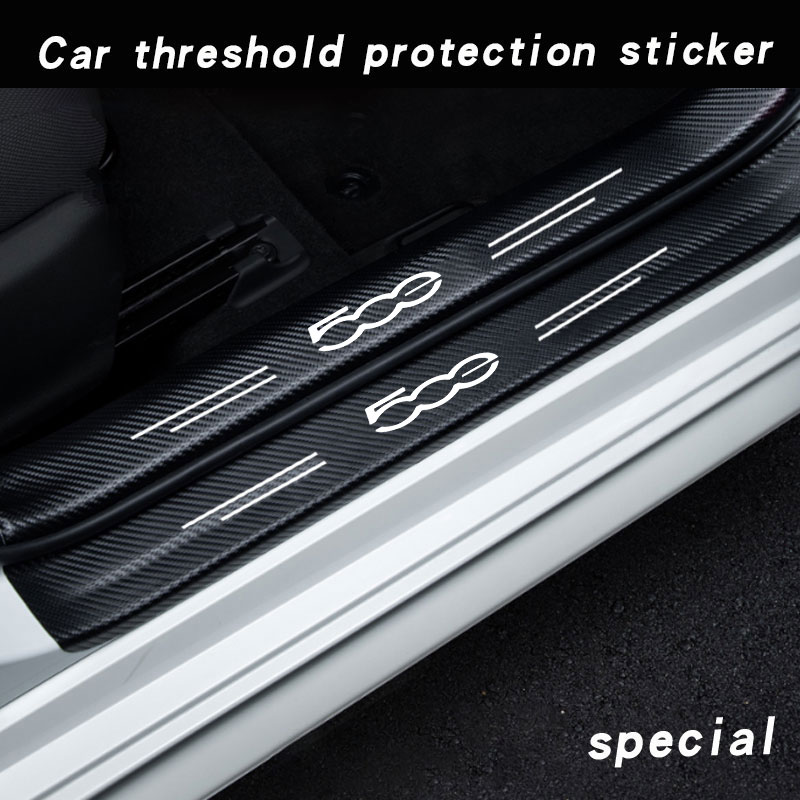 Car Door Sill Guard Plate Thre - Crepe Pan Carbon recension och pris