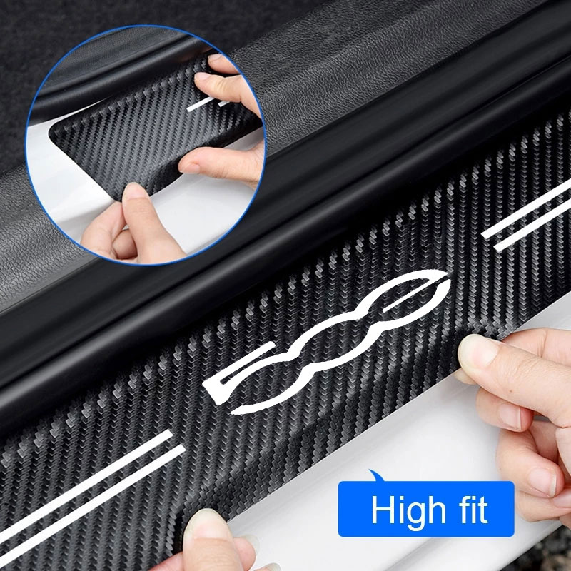 Car Door Sill Guard Plate Thre - Crepe Pan Carbon recension och pris