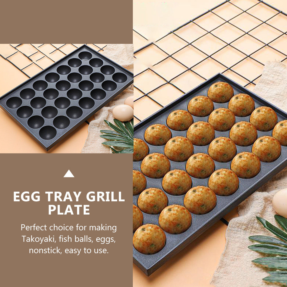 1Pcs Octopus Balls Maker Nonst - Takoyaki Grill Plate recension och pris