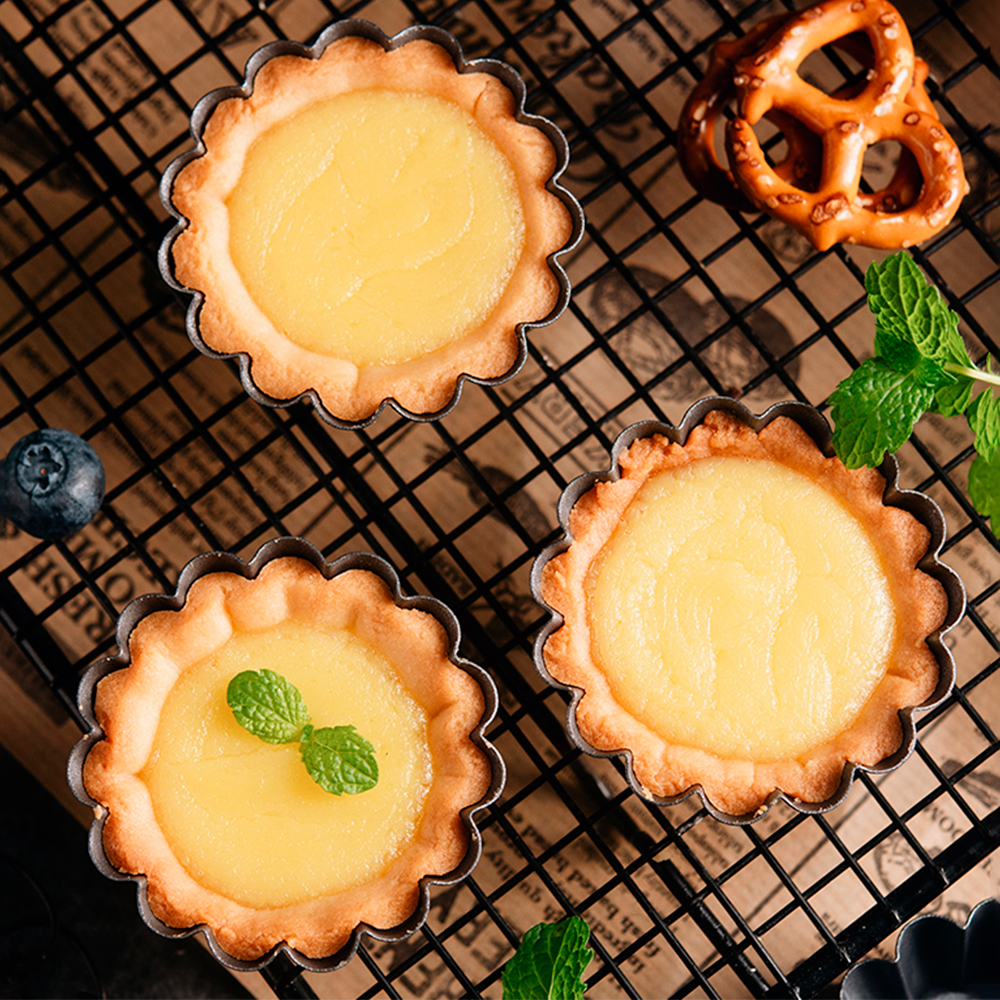 12Pcs Pan Mold Tart Quiche Fla - Egg Waffle Pan recension och pris