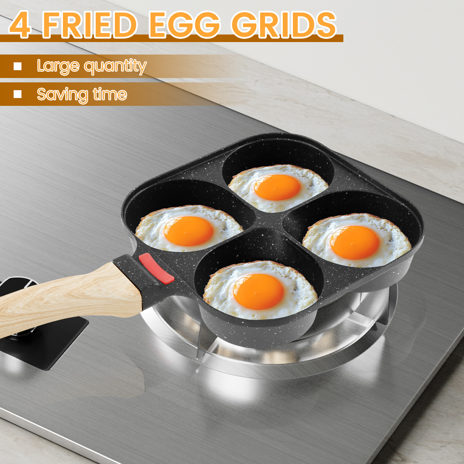 Egg Frying Pan Nonstick Pancak - Mini Pancake Griddle recension och pris