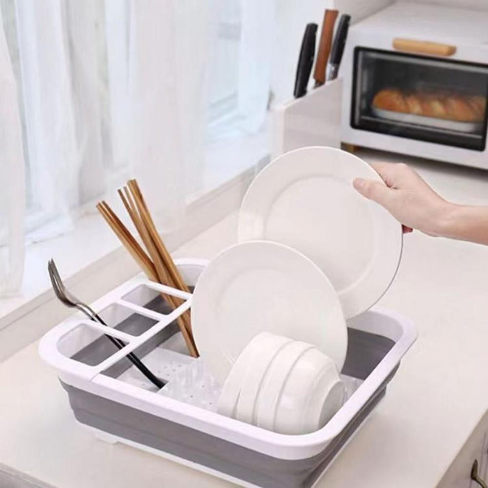 Foldable Dish Drying Rack with - Dim Sum Basket recension och pris