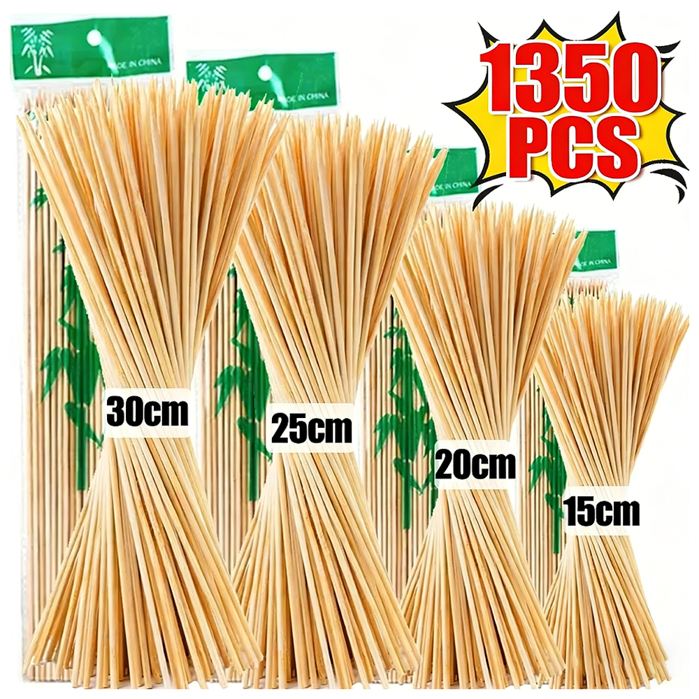 1350/90Pcs Natural BBQ Skewers - Corn Dog Stick recension och pris