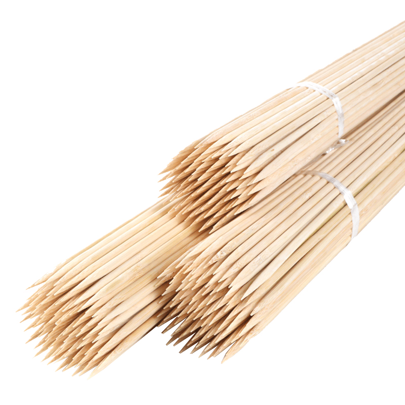 50cm x 6mm BBQ Bamboo Skewers  - Corn Dog Stick recension och pris