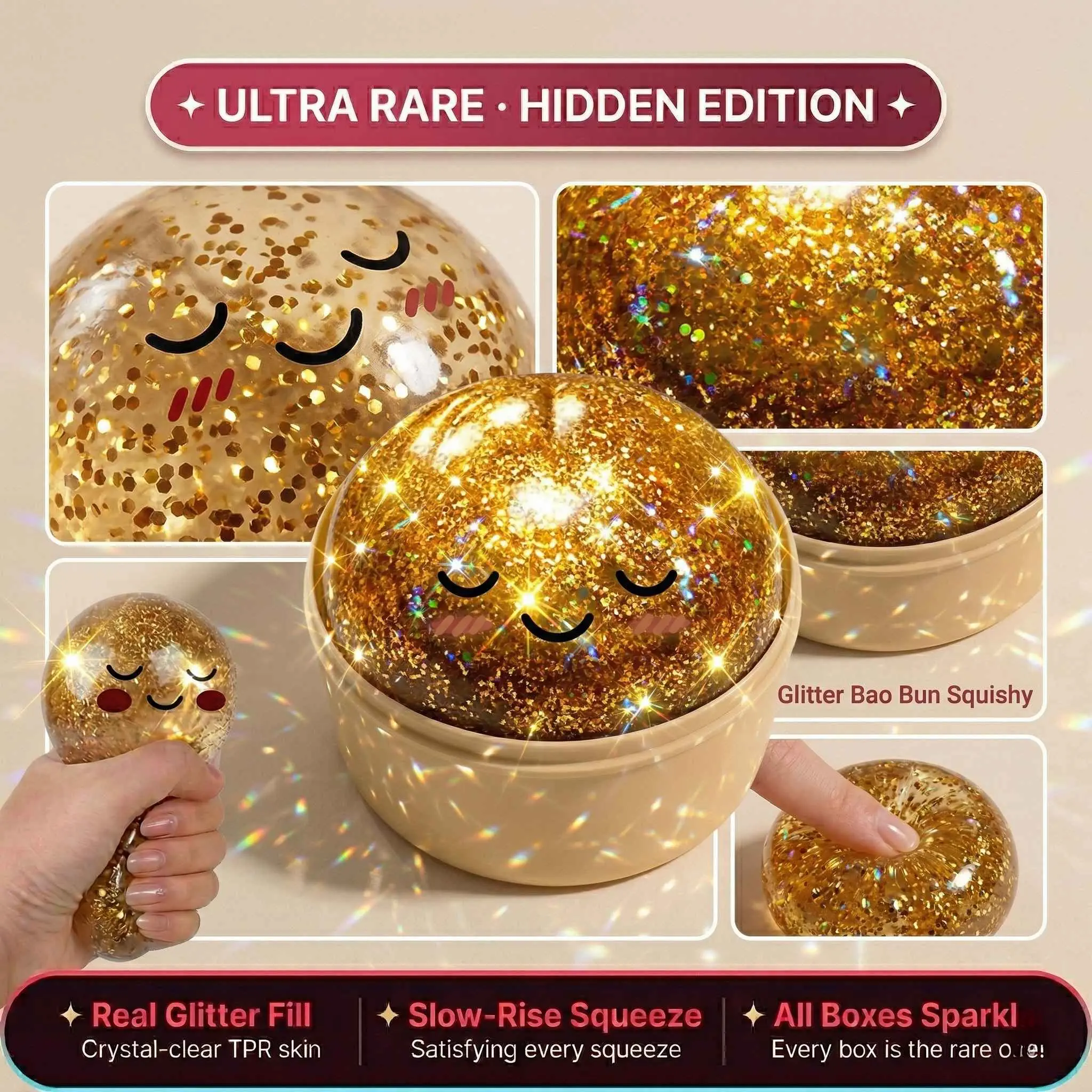 1pc Bamboo Steamer Bao Squishy - Bao Steamer Bamboo recension och pris
