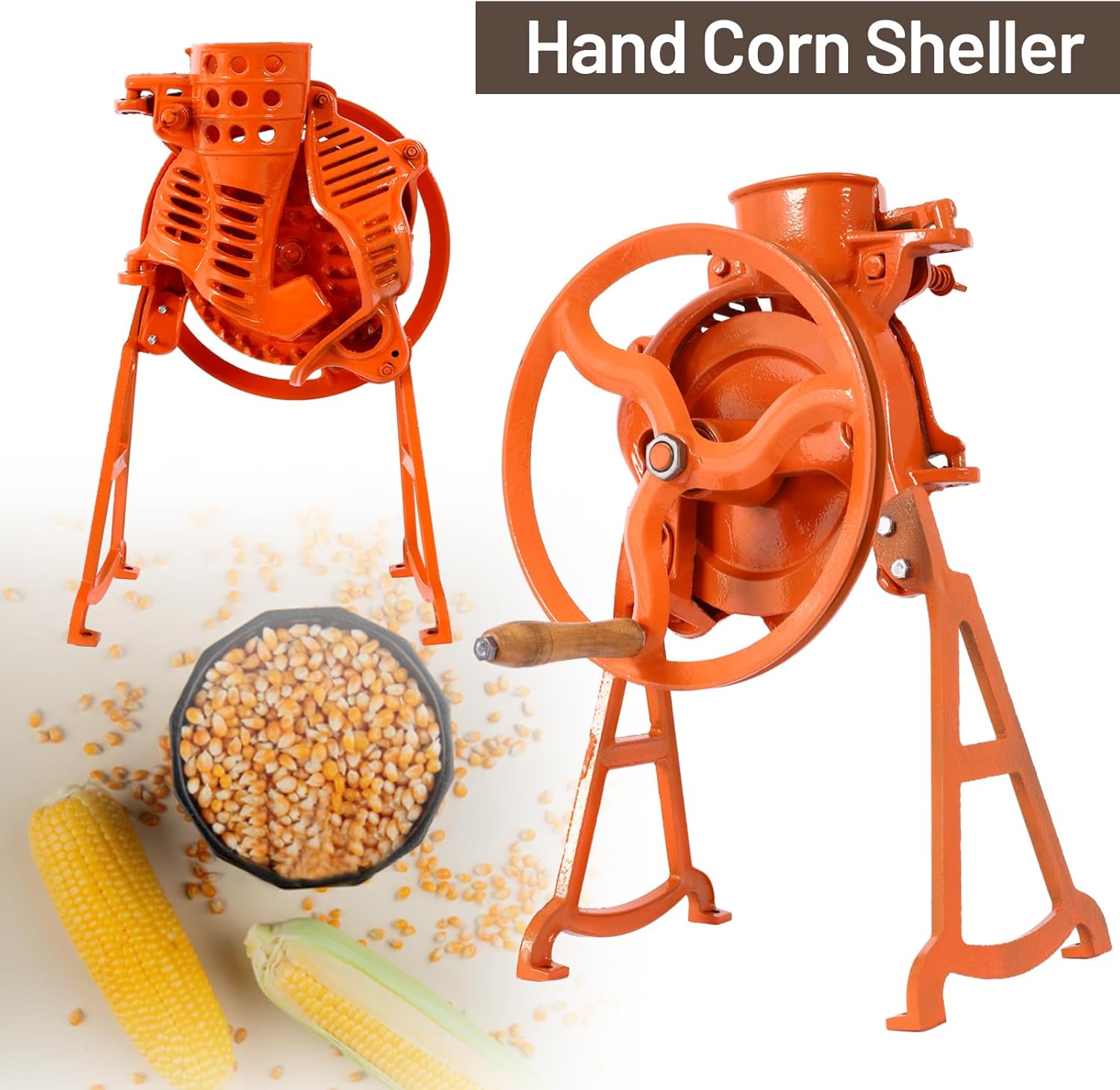 Manual Hand Corn Sheller Heavy - Cast Iron Corn recension och pris