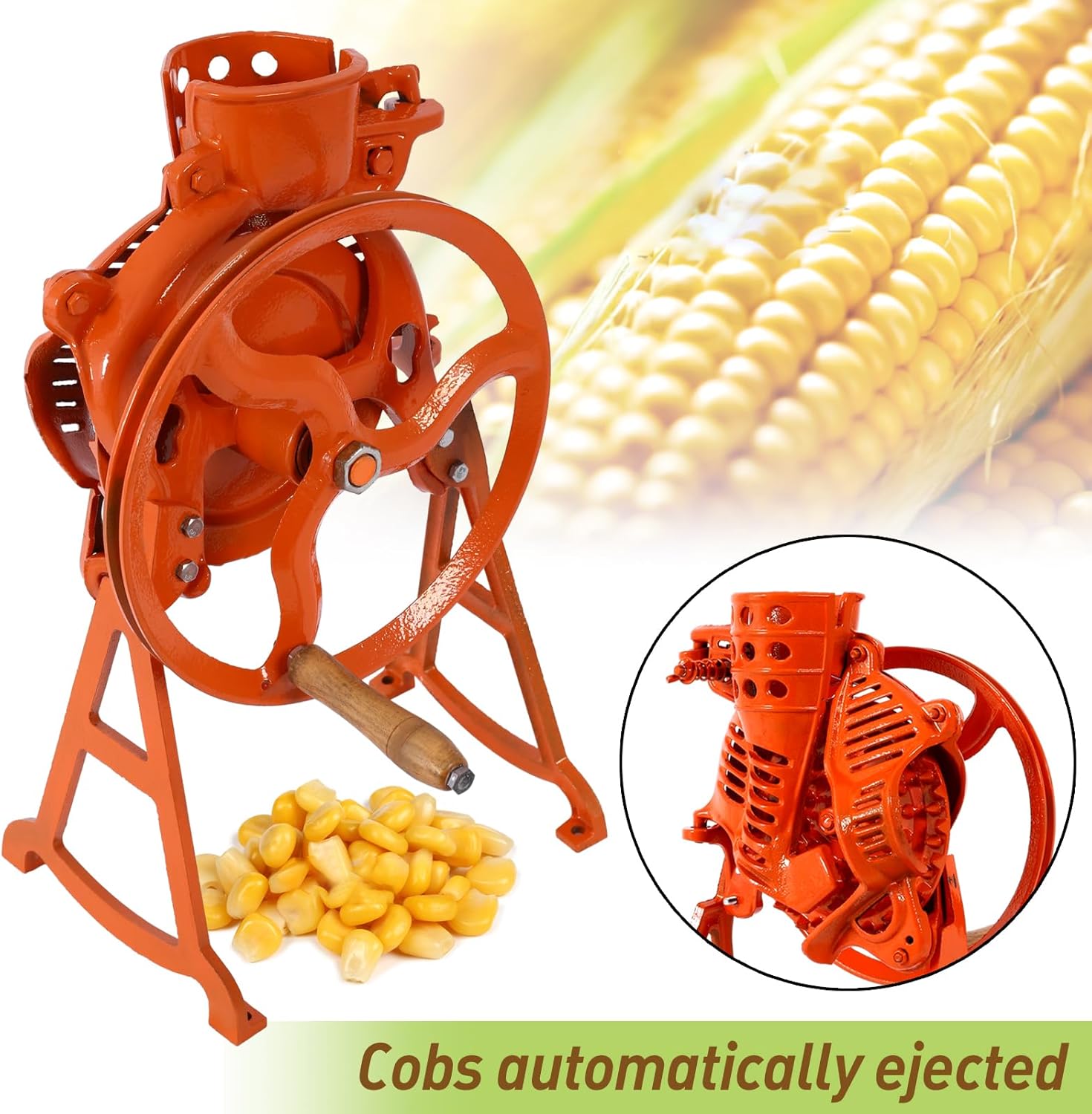 Manual Hand Corn Sheller Heavy - Cast Iron Corn recension och pris