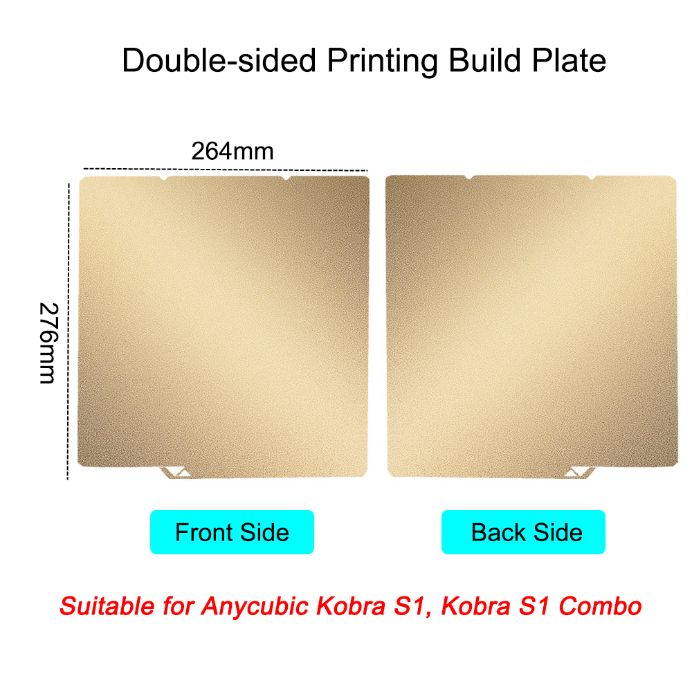 Build Plate for Anycubic Kobra - Crepe Pan Carbon recension och pris