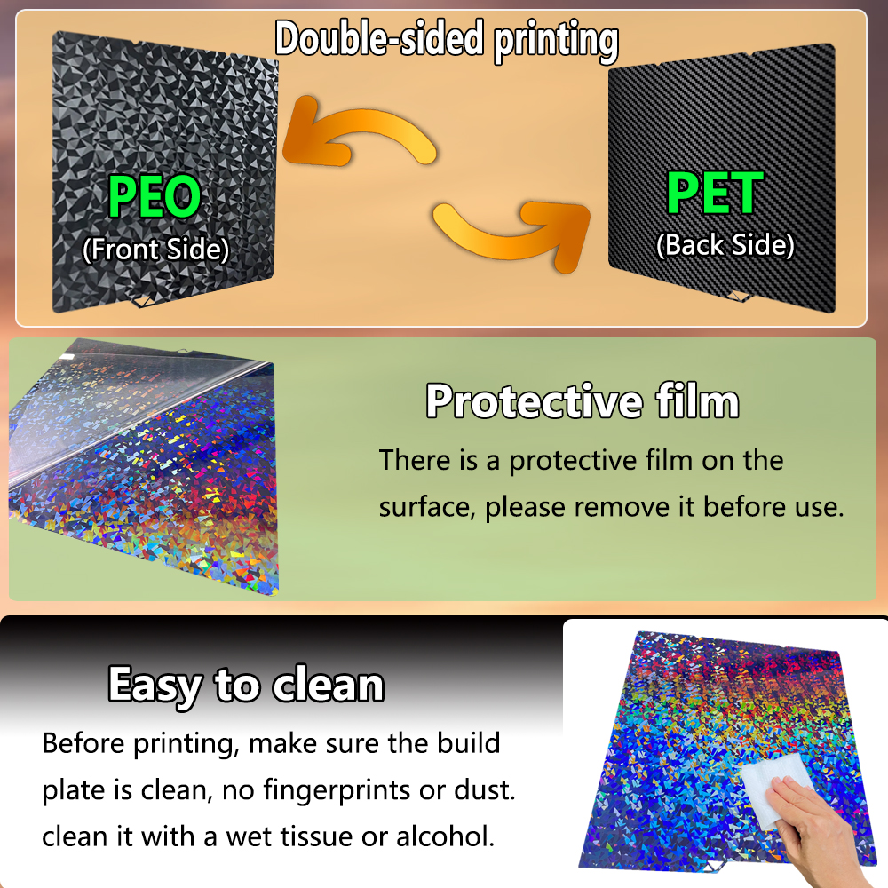 Build Plate for Anycubic Kobra - Crepe Pan Carbon recension och pris