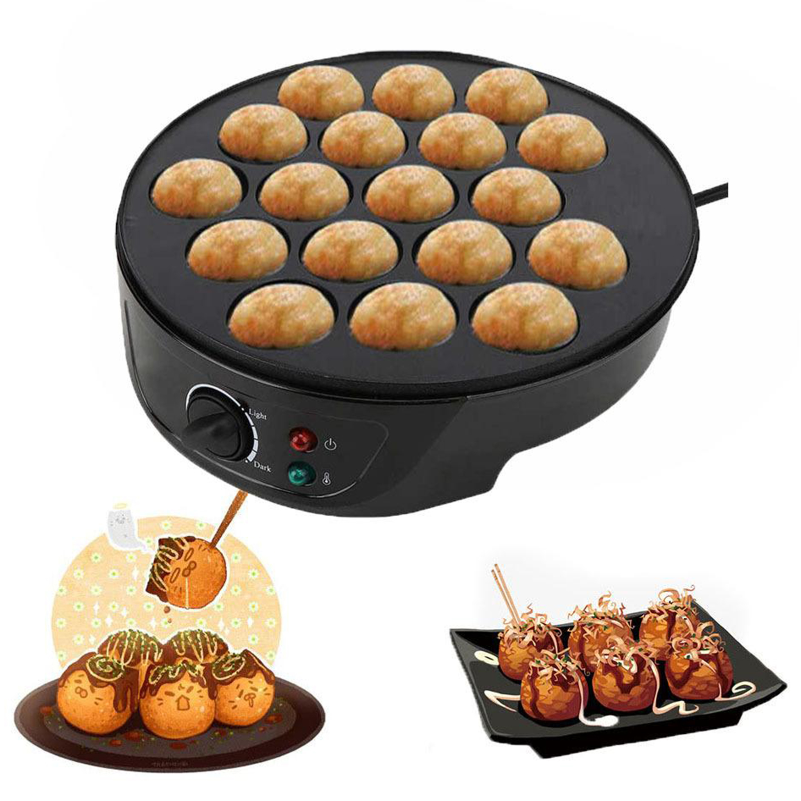 220V Baking Machine Household  - Takoyaki Grill Plate recension och pris