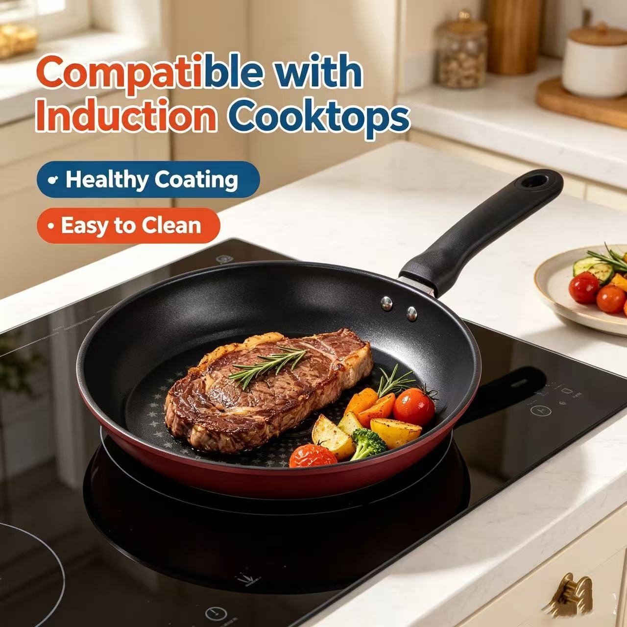 Premium Granite Non Stick Fryi - Mini Pancake Griddle recension och pris