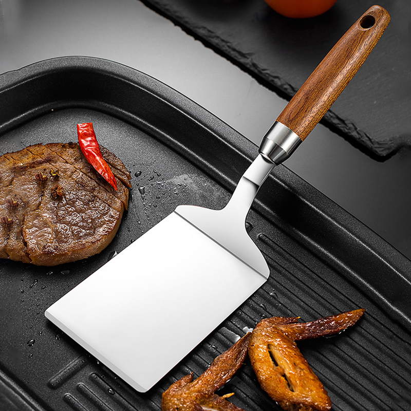 304 Stainless Steel Steak Spat - Okonomiyaki Spatula recension och pris