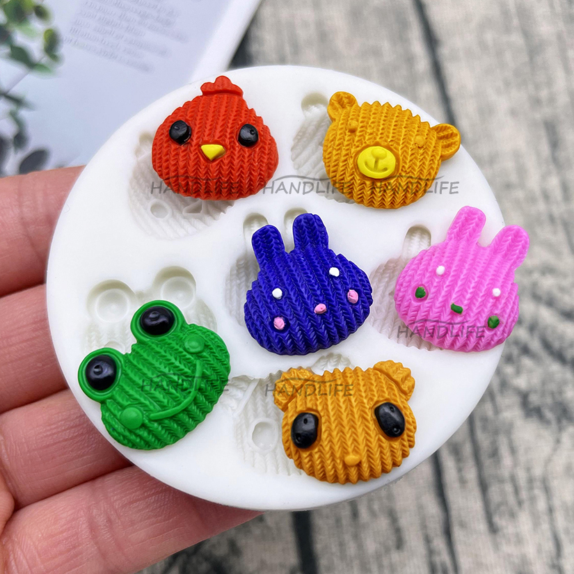 Cute Bear Chick Rabbit Frog Si - Bunny Cake Mold recension och pris