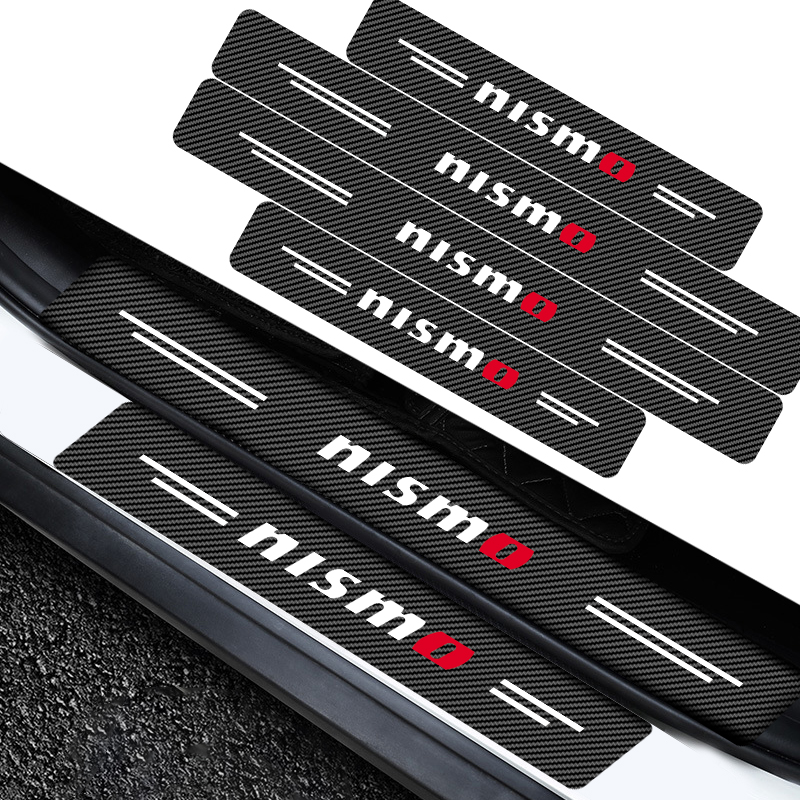 4Pcs Car Door Threshold Carbon - Crepe Pan Carbon recension och pris