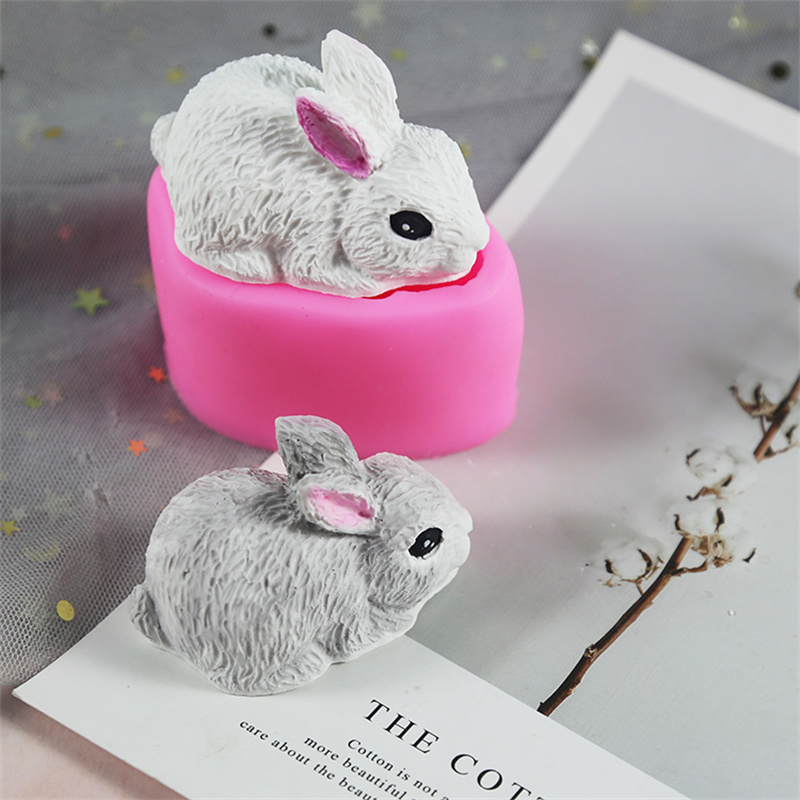 3d Rabbit Silicone Candle Mold - Bunny Cake Mold recension och pris