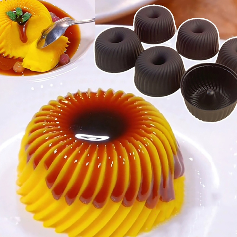C 1pc Caramel Pudding Jelly Pa - Donut Mold Silicone recension och pris