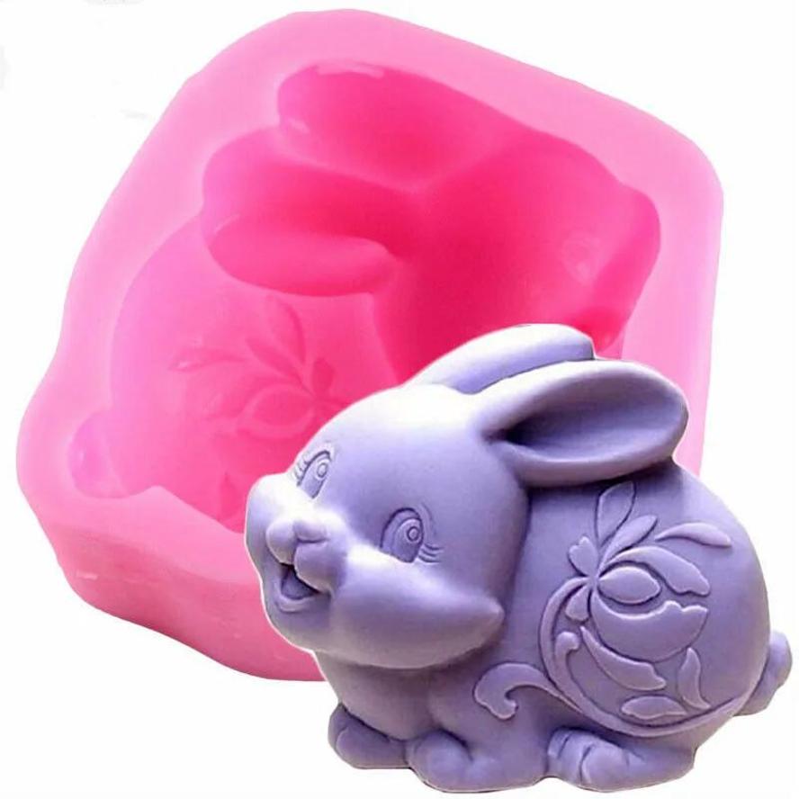 1 Pcs Easter Rabbit Silicone M - Bunny Cake Mold recension och pris