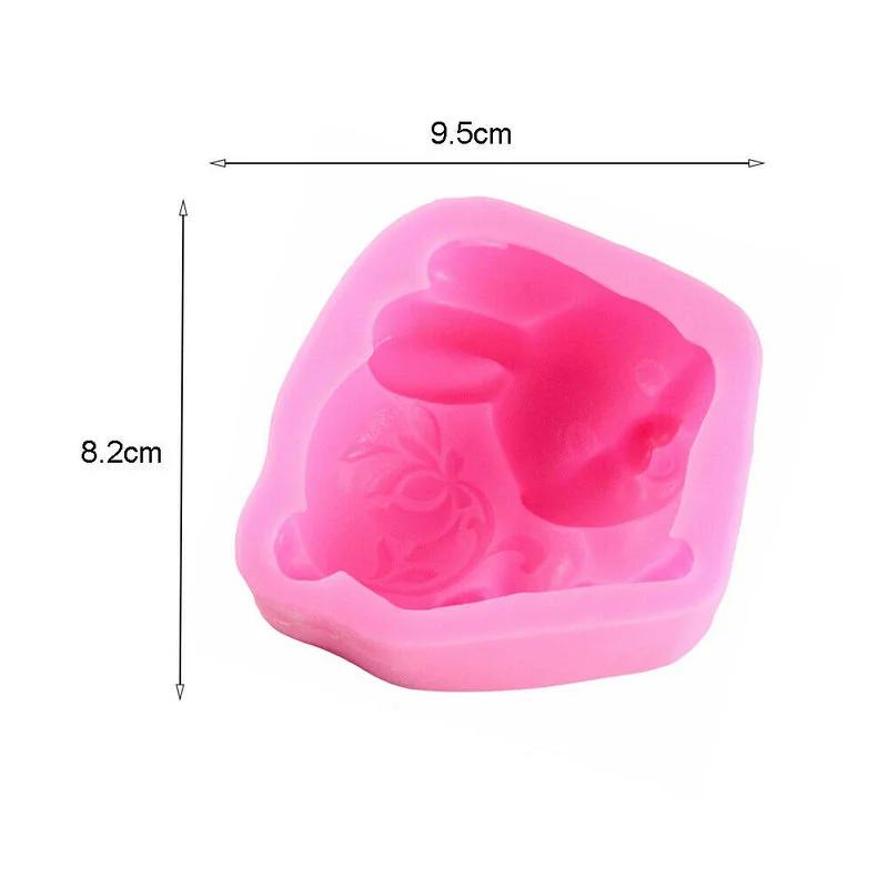 1 Pcs Easter Rabbit Silicone M - Bunny Cake Mold recension och pris