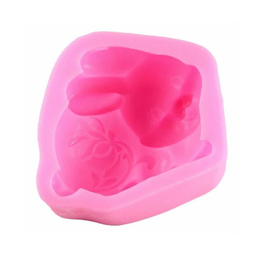 1 Pcs Easter Rabbit Silicone M - Bunny Cake Mold recension och pris