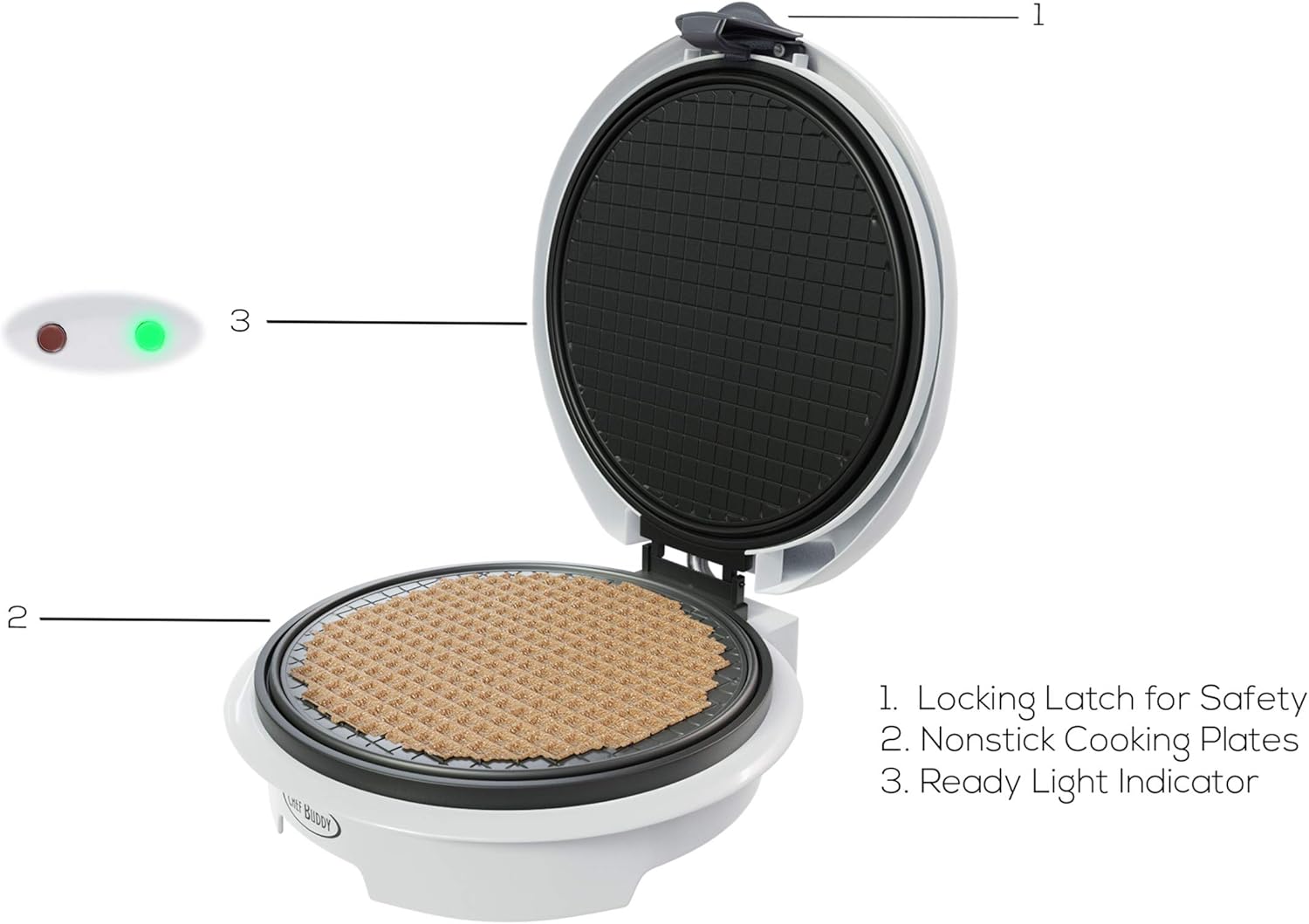 Electric Waffle Cone Maker wit - Waffle Cone Maker recension och pris
