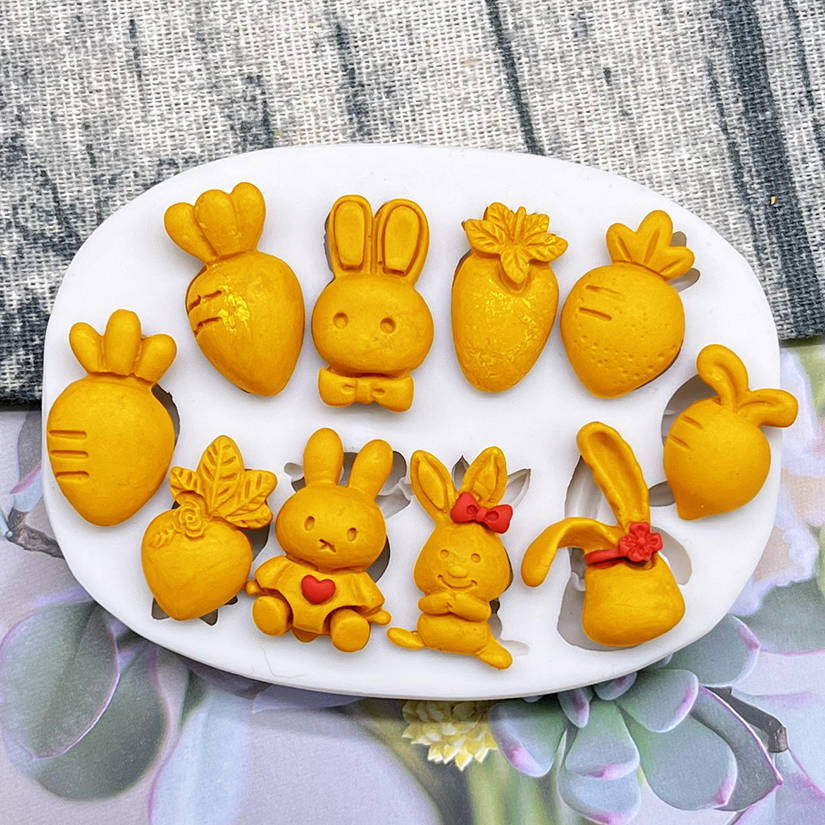 Easter Bunny Rabbit Radish Sil - Bunny Cake Mold recension och pris