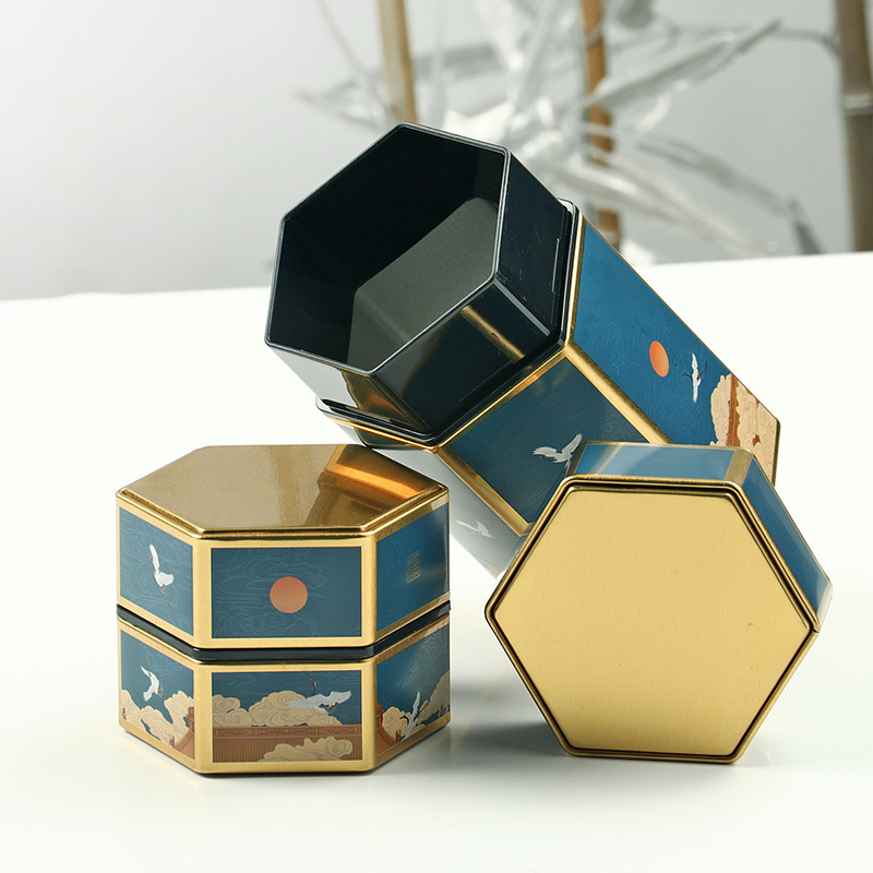 Creative Hexagonal Teapot Tin  - Cast Iron Corn recension och pris