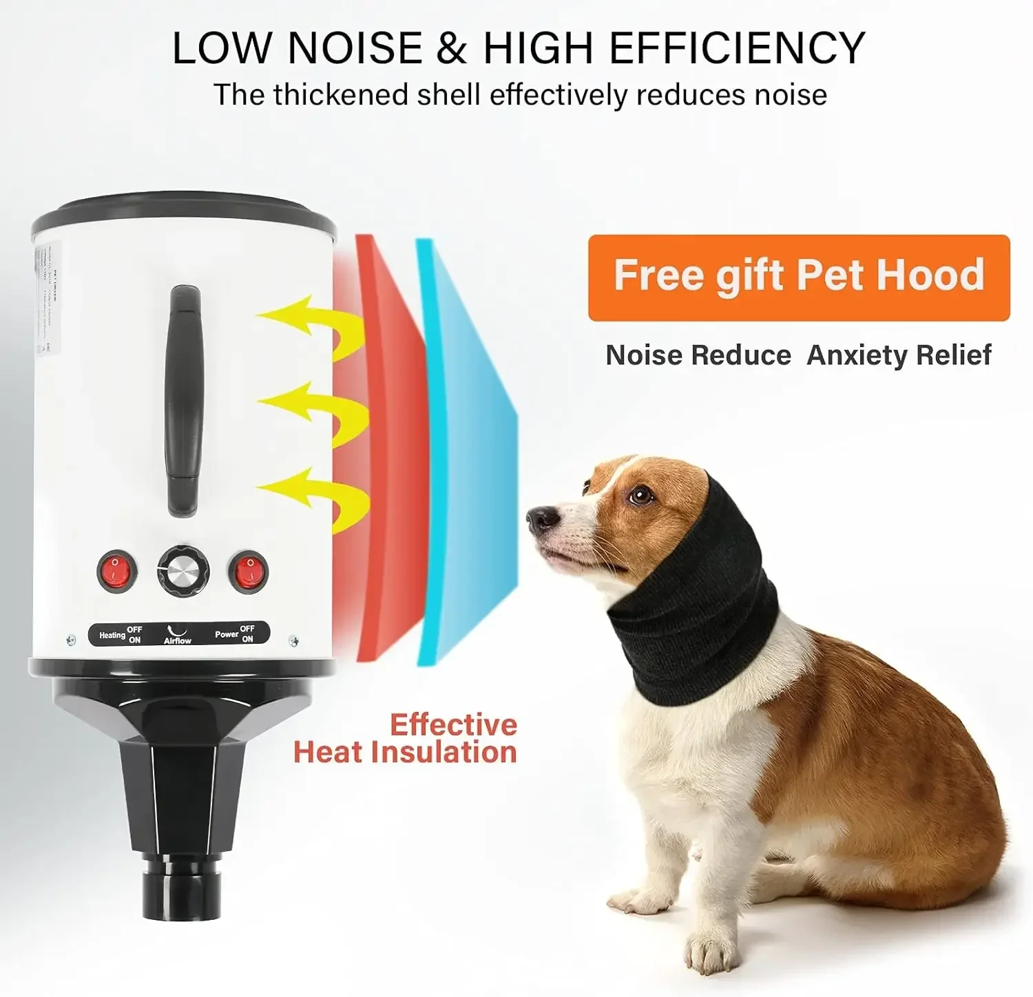 2800W Pet Hair Dryer for Dogs  - Hot Dog Press recension och pris