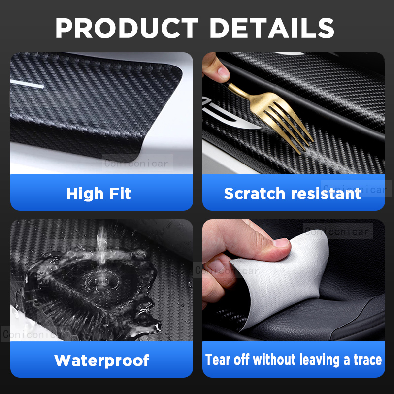 For FORTHING T5 EVO 2025 Car D - Crepe Pan Carbon recension och pris