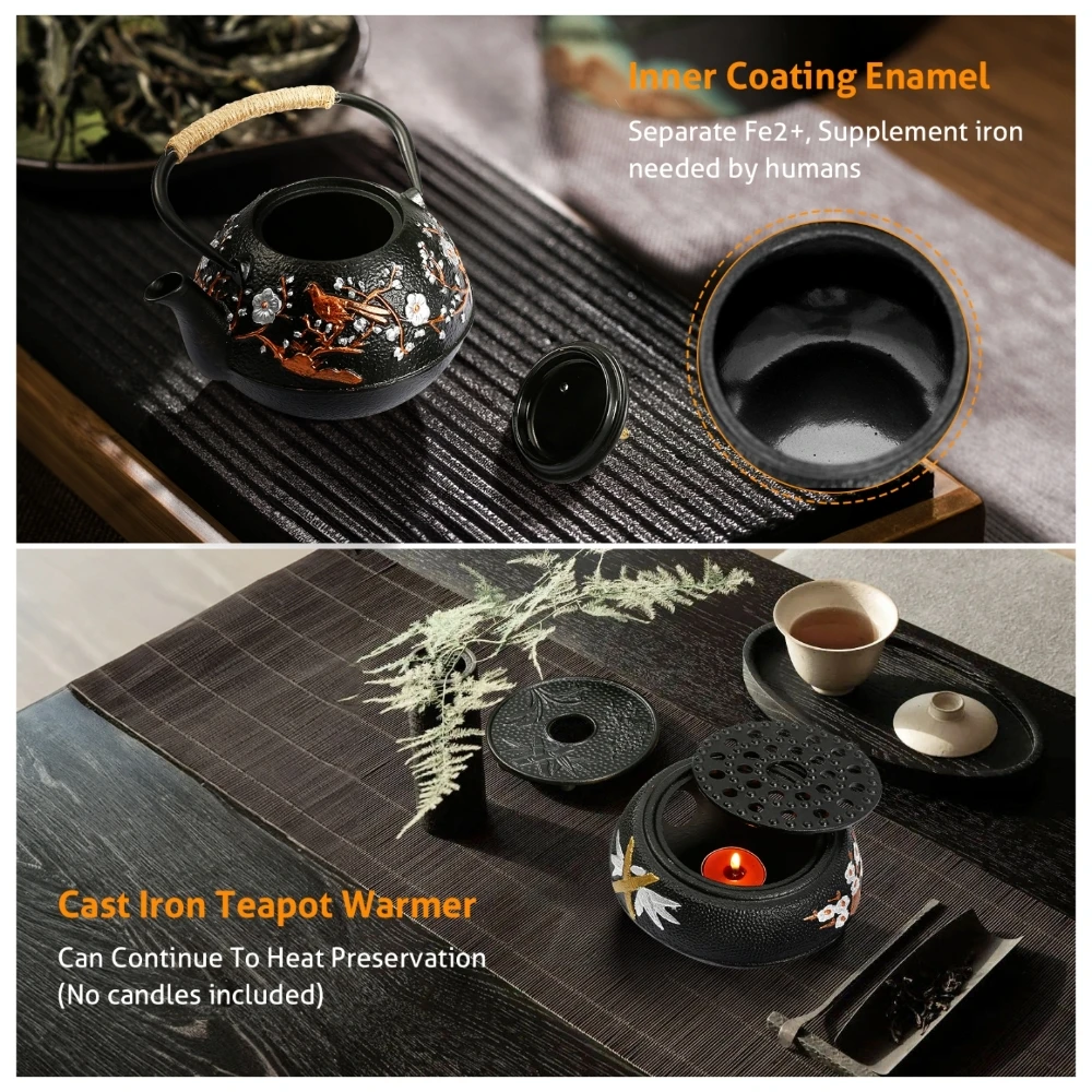 Cast Iron Teapot Set with Alco - Cast Iron Corn recension och pris