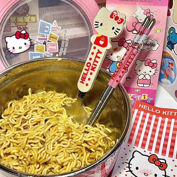 Cute Hello Kitty Stainless Ste - Dim Sum Basket recension och pris