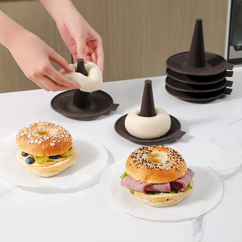 6Pcs Bagel Tools Silicone Mold - Donut Mold Silicone recension och pris