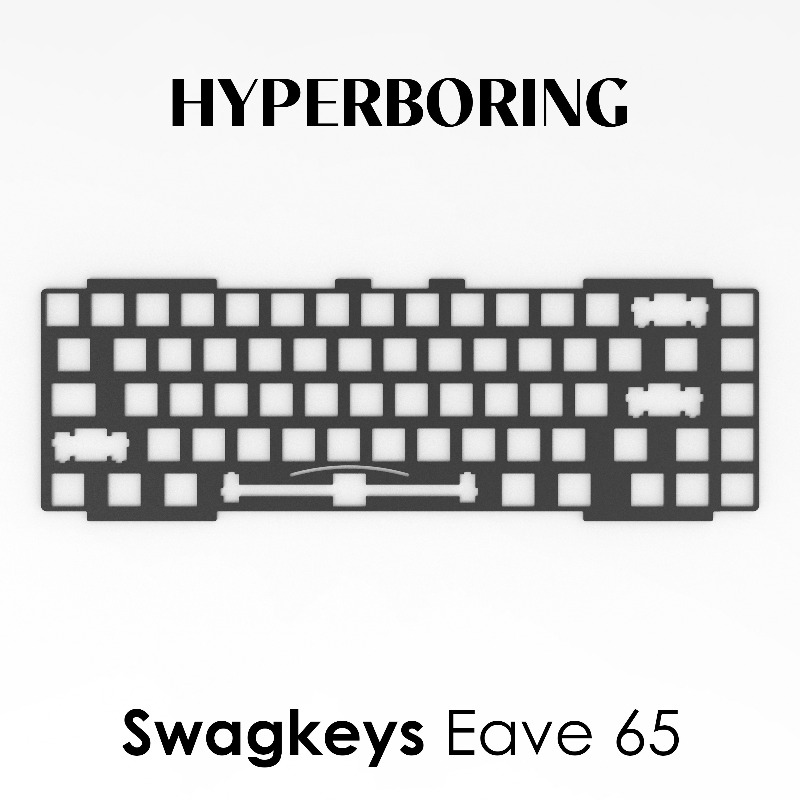 Swagkeys Eave65 Keyboard Posit - Crepe Pan Carbon recension och pris